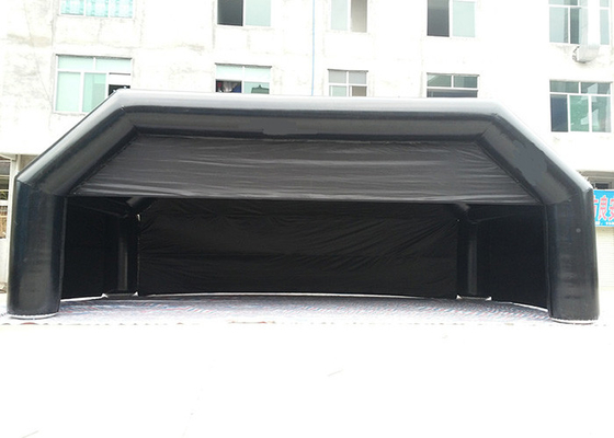 Китай шатер укрытия черного раздувного шатра 12m x 6m x 5mH коммерчески раздувной поставщик