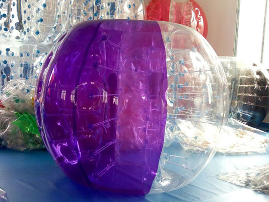 Китай Водоустойчивый половинный пурпуровый человек определил размер шарик хомяка/раздувные костюмы шарика поставщик