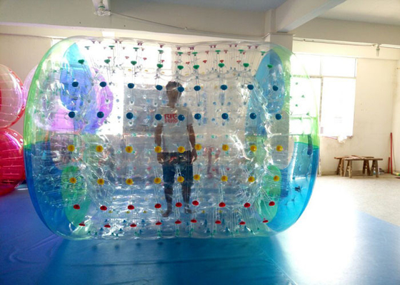 Китай Ролик воды PVC гиганта 0.8mm раздувной для малышей/взрослых мочит гуляя ролик шарика поставщик
