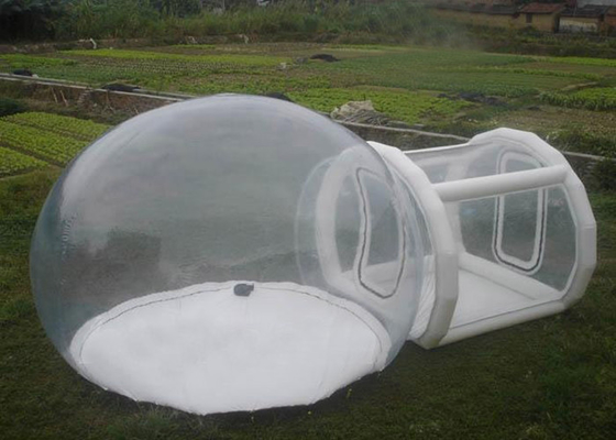 Китай Раздувной прозрачный шатер пузыря с шатром пузыря ясности PVC тоннеля 0.6mm поставщик