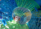 Голубой раздувной шарик завальцовки воды для игр парка Aqua раздувных напольных поставщик