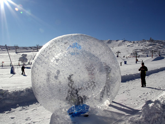 Прозрачный раздувной шарик Zorb для снежка/гигантского раздувного шарика воды Zorbing поставщик