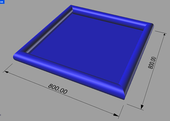 Напольный большой раздувной бассеин воды, бассеин 8m x 8m квадратный раздувной поставщик