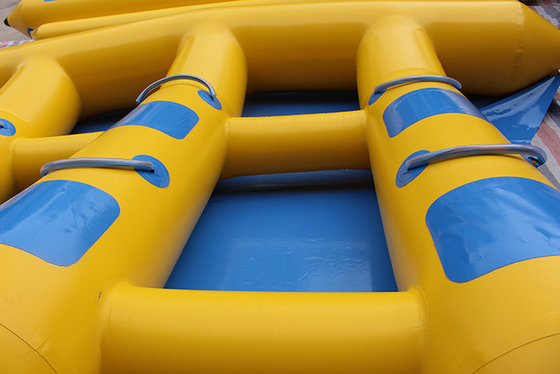 Желтый цвет рыб летания Watertoys 6 Seaters лета раздувной Towable красный померанцовый поставщик