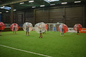 Коммерчески красный раздувной футбол пузыря/шарик пузыря для утверждения КЭ футбола поставщик